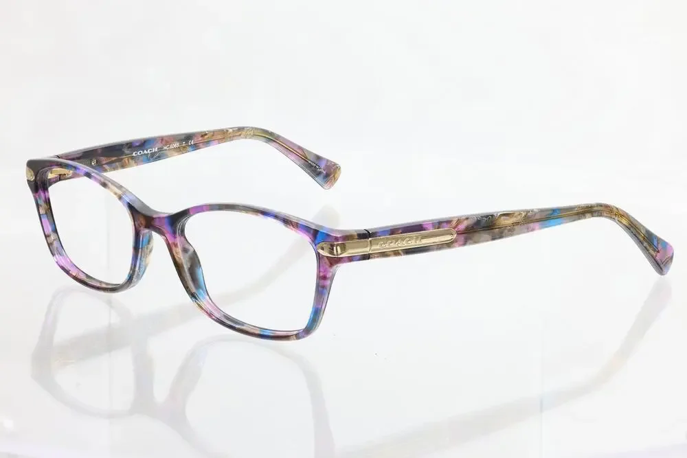 Coach HC 6065 5288 (Confetti purple) 17-135mm Eyeglasses FRAMES ONLY - FAIR